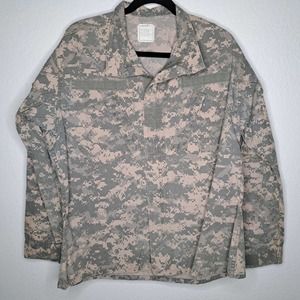 US ARMY Blouse Jacket Combat ACU Digital Camo Size Unisex Medium Regular